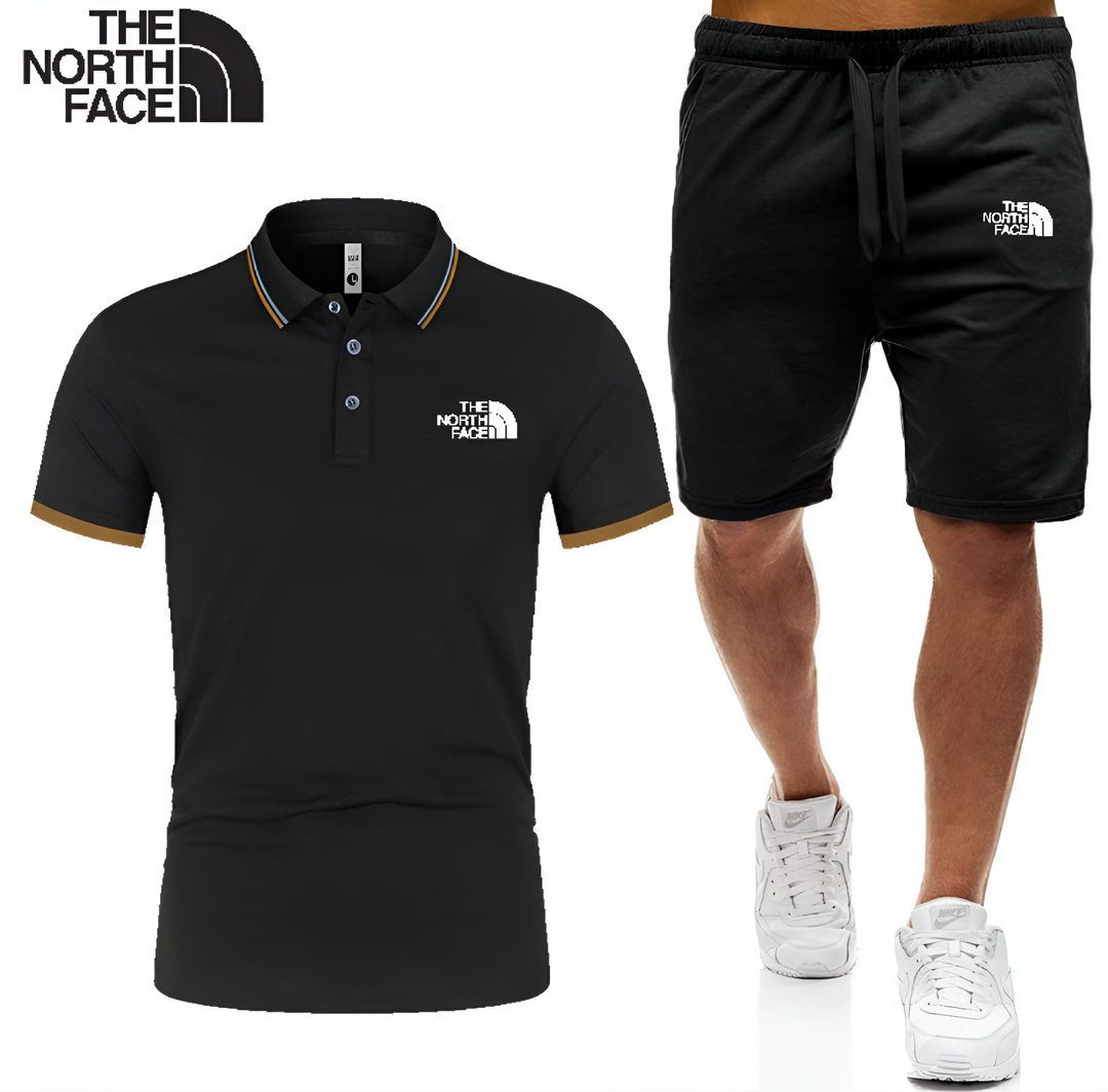 The North Face – Set composé d’un polo et d’un short pour homme