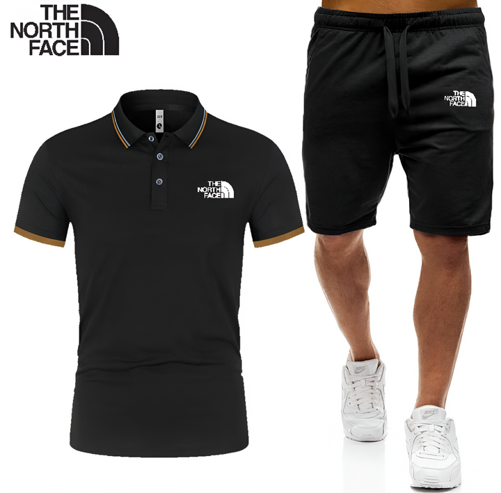 The North Face – Set composé d’un polo et d’un short pour homme