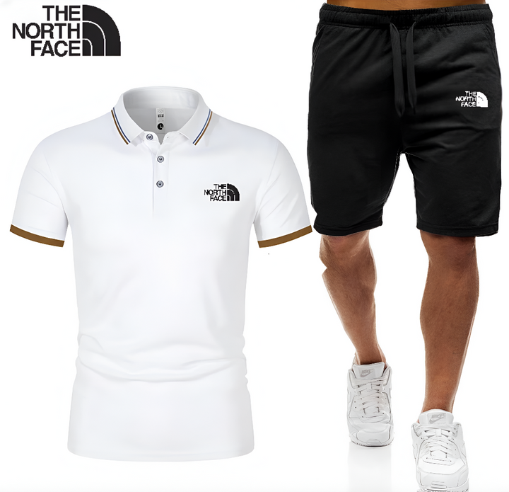 The North Face – Set composé d’un polo et d’un short pour homme